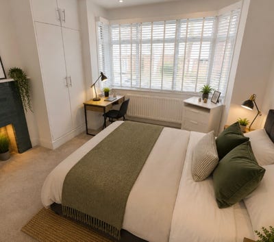 Large Modern Double En-Suite Room - Zone 4 SE12 Main Photo
