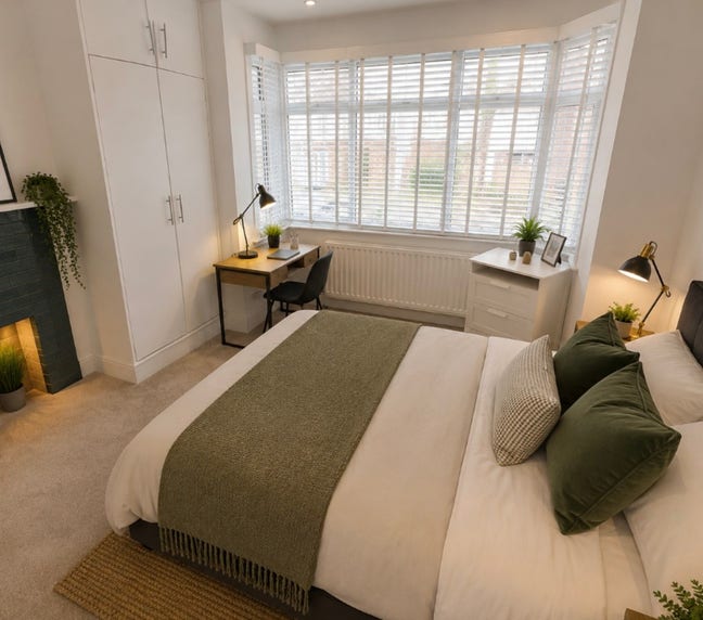 Large Modern Double En-Suite Room - Zone 4 SE12 Main Photo