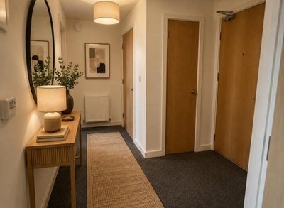 Spacious  2 double bed room flat riverside view  Main Photo