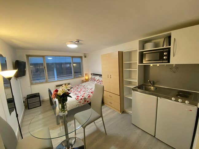 Ensuite Large Studio Flat in South Ken SW7  Main Photo