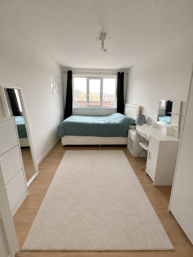 Newly refurbised Large double room - females only Main Photo