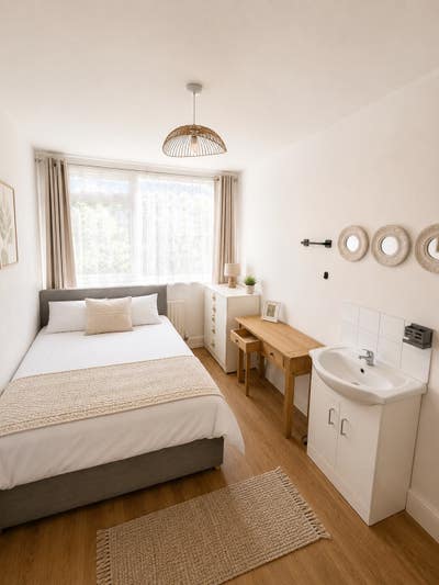 🔑 Small Double Room with own Sink 🚰 Main Photo
