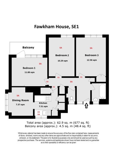 Whole flat in Bermondsey with living space! (20Fa) Main Photo