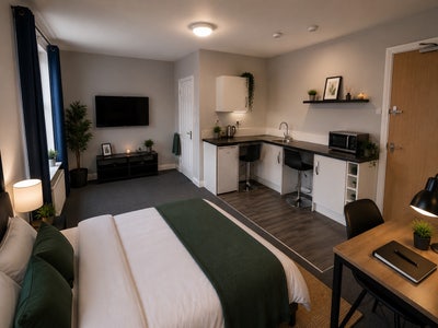 Studio Flat Non Sharing Close to City Centre Main Photo