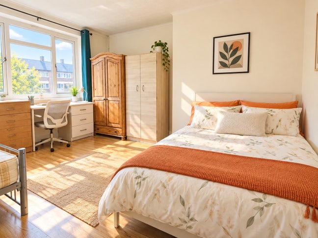 🏠Balcony Twin Room QMUL/ Stepney Green Main Photo