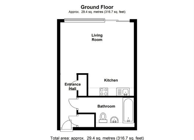 A studio flat in Milton Keynes city centre Main Photo