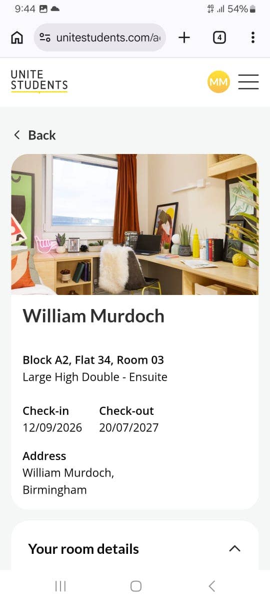 William Murdoch Small Double En-Suite (4-Bed Flat) Main Photo