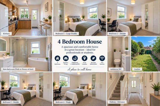 Stunning Newly Refurbished 4-Bed Home – Newtown Main Photo