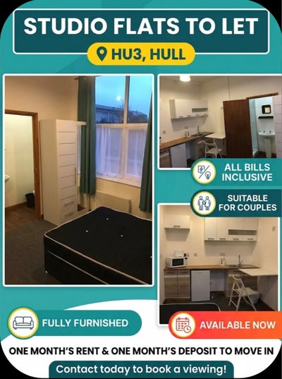 Studio Flat/Bedsit, All Bills Included. Main Photo