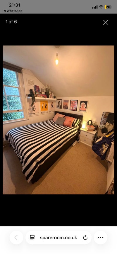 Cosy double in our Brixton Flat  Main Photo