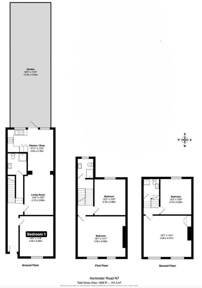 Whole 5-Bed House Available | Axminster Road, N7 Main Photo