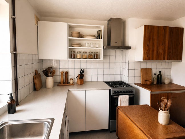 Newly refurbished kitchen Bathroom 1 room left  Main Photo
