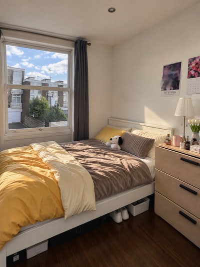Spacious double room, 5mins to tube, primrose hill Main Photo