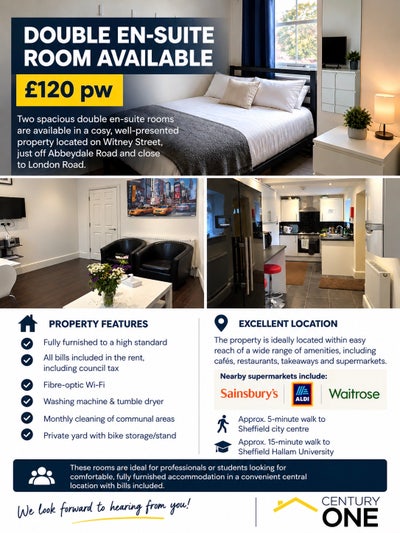 All Bills Included Double Ensuite Rooms Main Photo