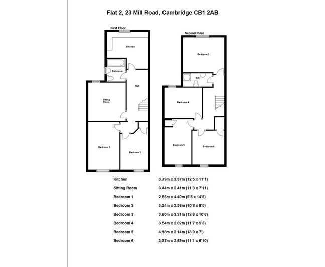 Room 2, Flat 2, 23 Mill Road Main Photo