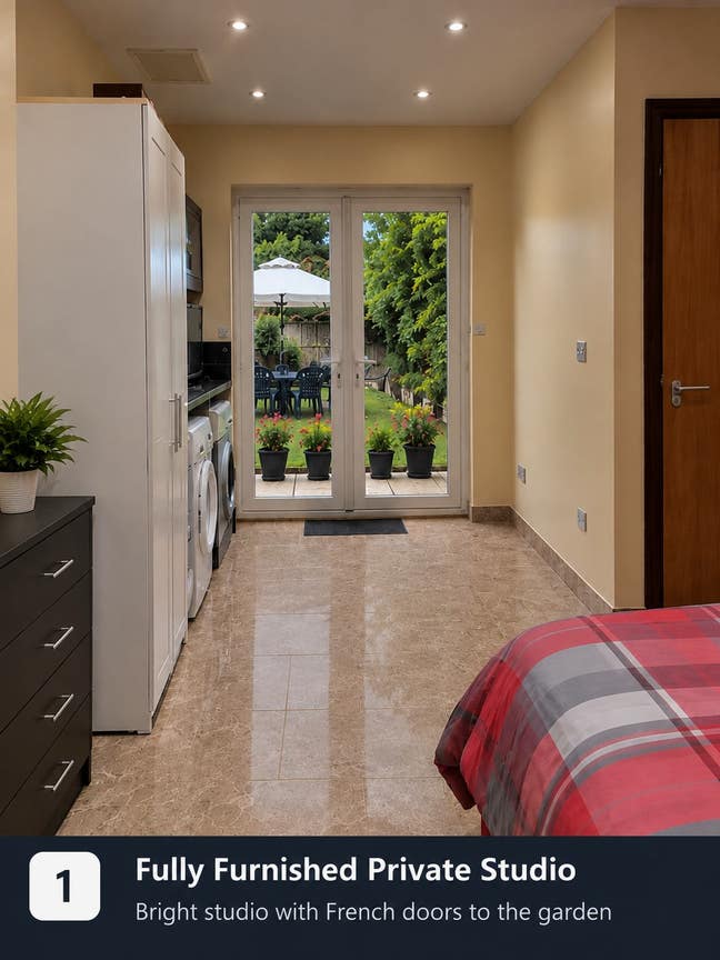 Furnished Independent Studio With Private Entrance Main Photo