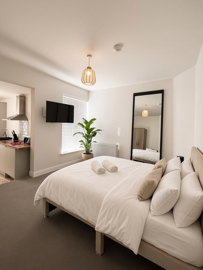 Premium Studio Room in Professional HMO – Rugby  Main Photo