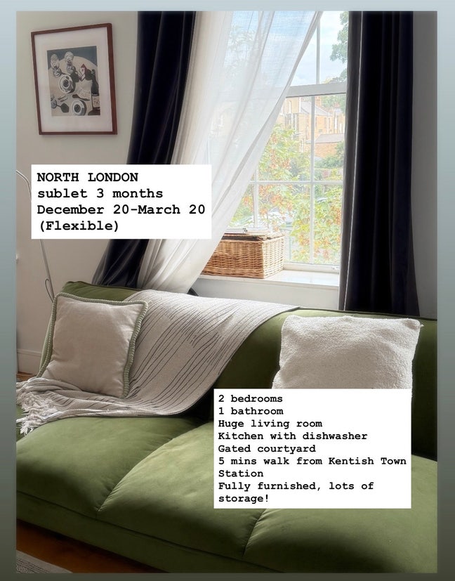 Short let! Gorgeous 2 bed big flat (Dec-march)💜 Main Photo