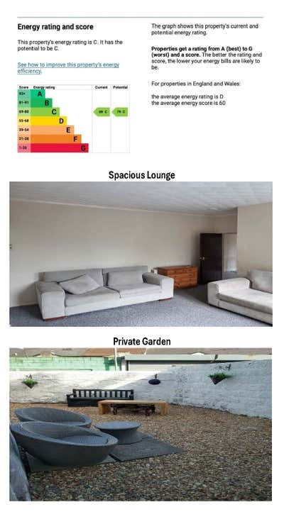 Pet-friendly 3-bedroom flat. Private Garden. EPC C Main Photo