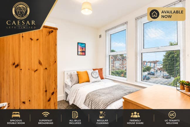 🏡 Bright & Furnished Double Room – Available Now! Main Photo