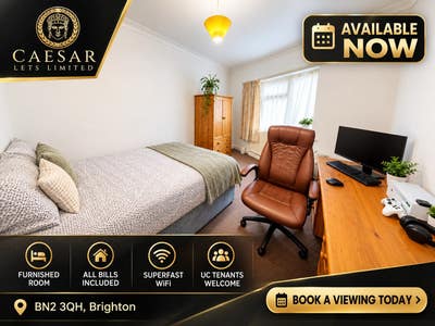 🏡 Bright & Fully Furnished Room  Main Photo