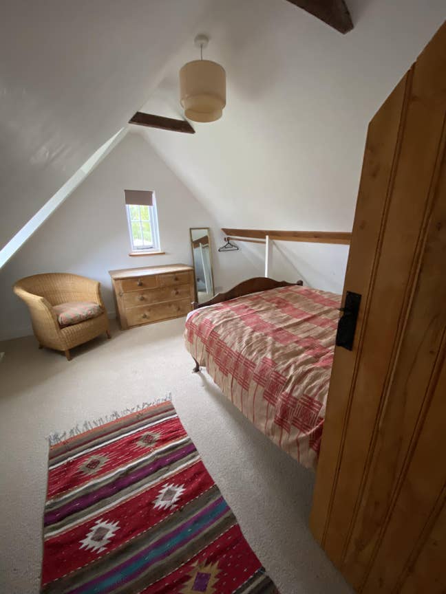 Double bedroom and bathroom in countryside home Main Photo