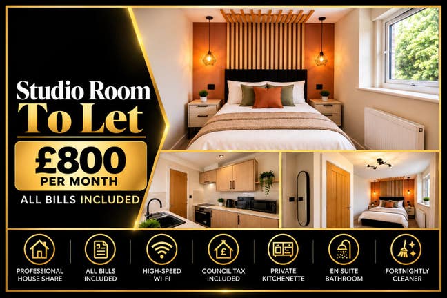 💥 Stunning New Studio Room Available! 💥  Main Photo