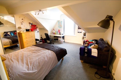 Spacious top-floor bedroom in a shared house- LS2 Main Photo