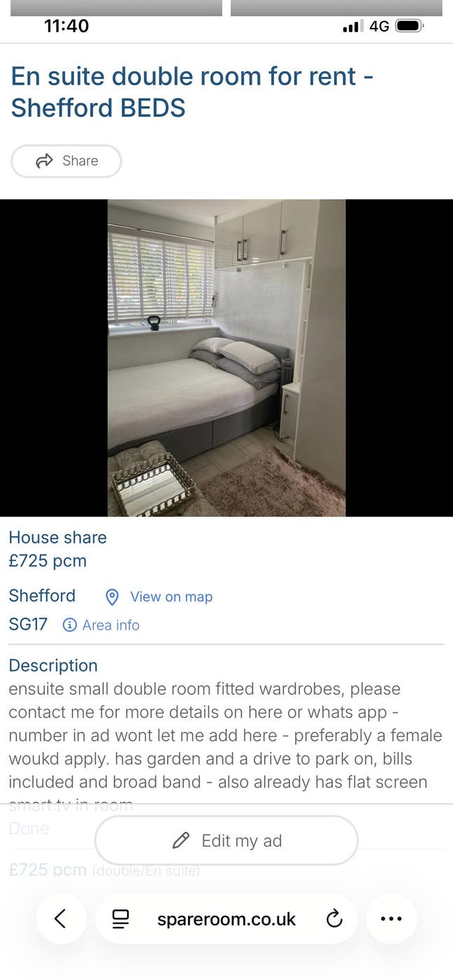 Double Room with En suite available in Shefford Main Photo