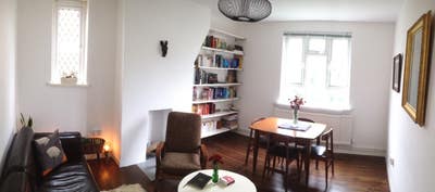 Big bright, LGBT+ flat w/ cleaner, livingroom Main Photo