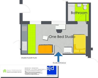 Large Studio  Available Now- Bills  Included .  Main Photo