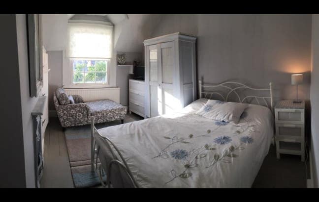 Sunny, Airy Bedroom at Top of House   Main Photo