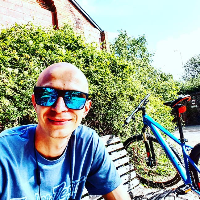 Happy cyclist looking for a place to rent Main Photo