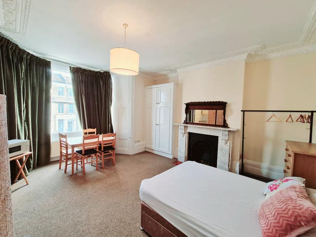 Spacious Bright Studio Flat in Brook Green Zone 2 Main Photo