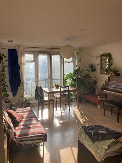 Double room in canal side flat limehouse.  Main Photo