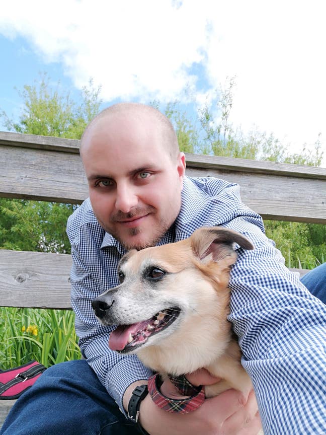 Workaholic with friendly older dog  Main Photo