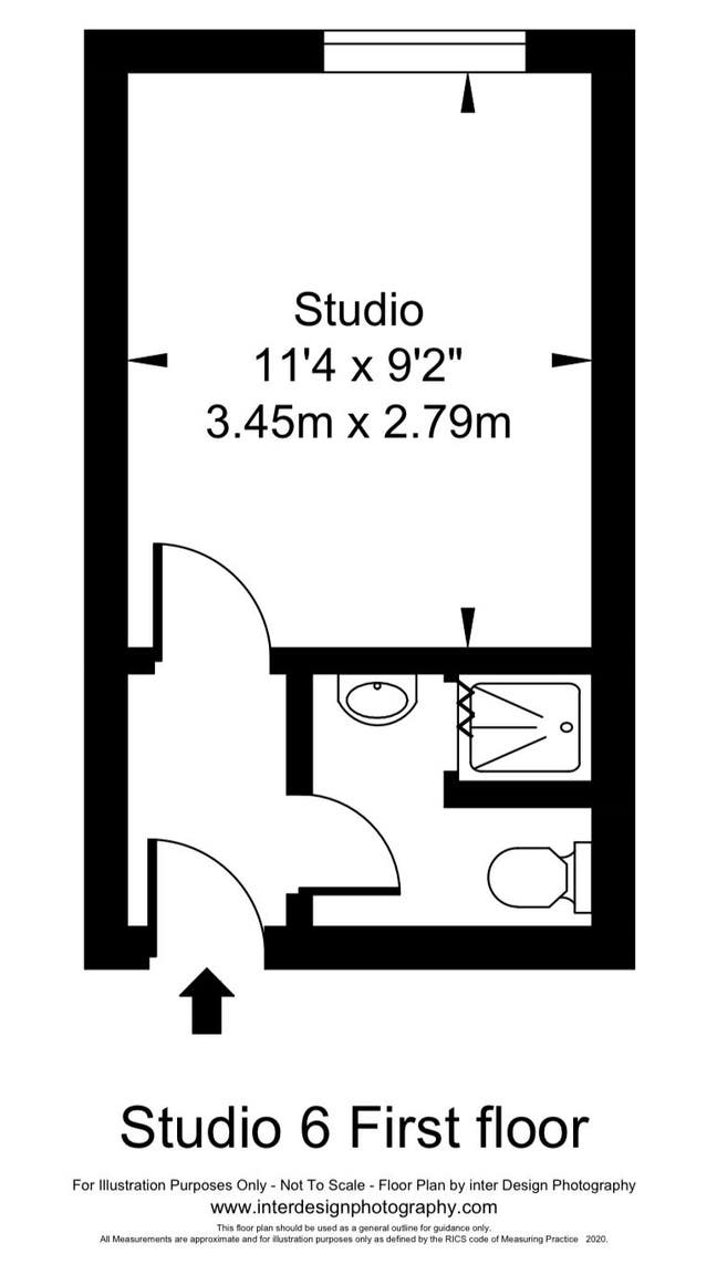 Studio flat to Let Main Photo
