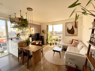 Bright 1-Bed Scandi Flat with London Views Hackney Main Photo