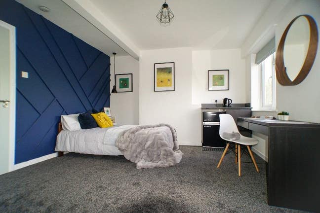 Large Modern Town Centre Room with Balcony Main Photo