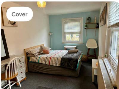 Large double bedroom with garden views Main Photo