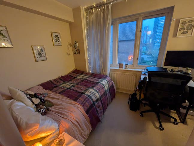 Double room with Thames view, 3-bed flat Main Photo