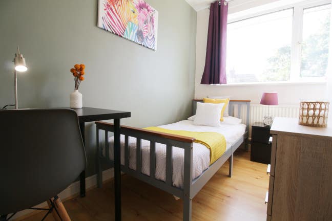 A modern single bedroom with high speed wifi Main Photo