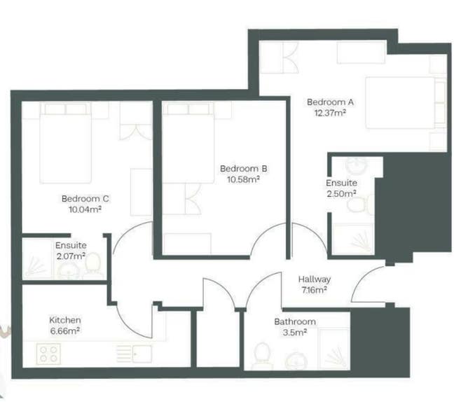 *Convenient 1-Bed Flatshare near Train Station* Main Photo