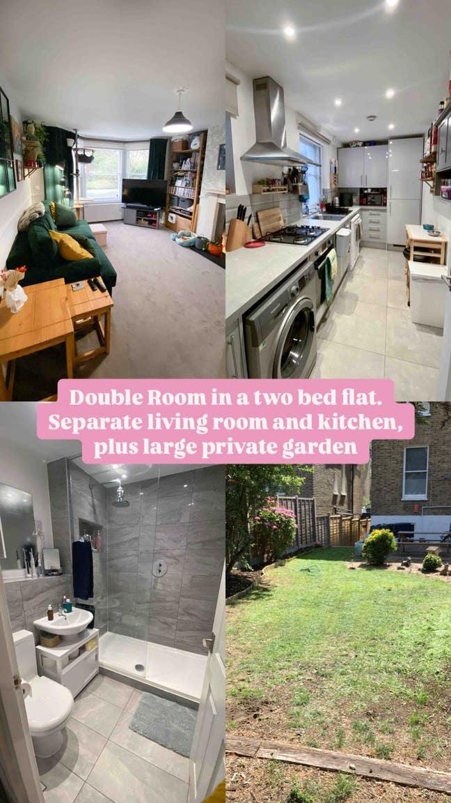 Dbl room in 2-bed (F28) w/garden ~&pound;1230 inc. bills Main Photo