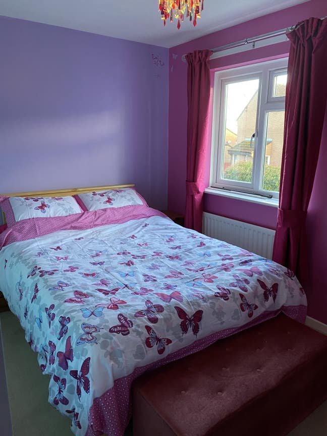 Colourful double room, houseshare Main Photo