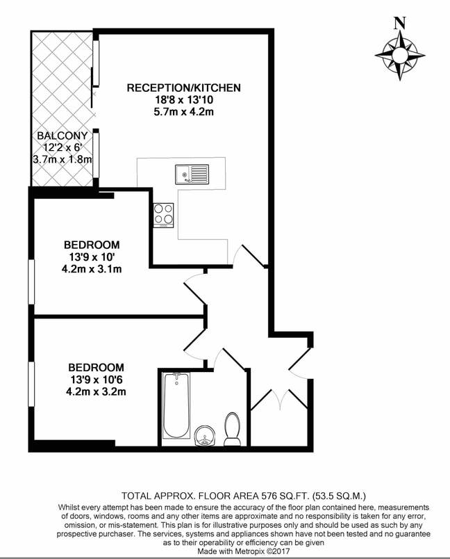 A modern 2 bedroom flat in Wimbledon for 1st Oct Main Photo