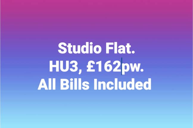 Studio Flat, Furnished, Bills Included. Main Photo
