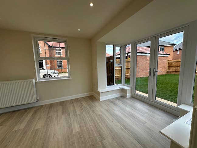 Double bed in a new home  Main Photo