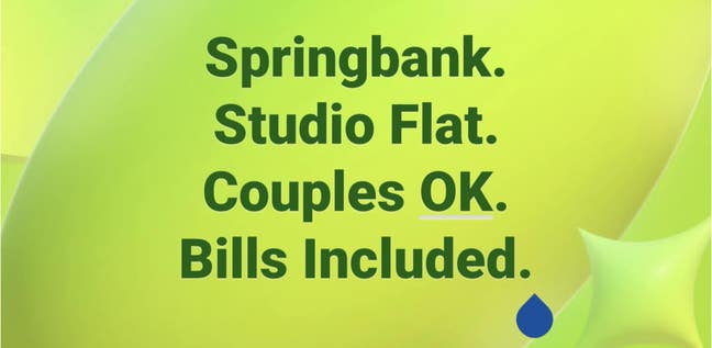 Large Studio FLAT, Furnished. Bills Included  Main Photo