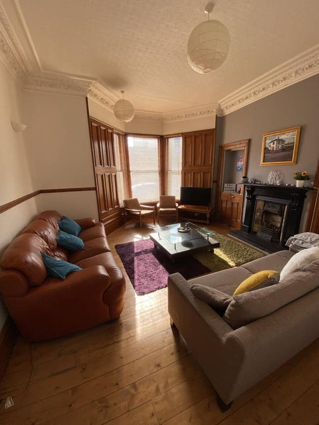One bedroom in three bedroom flat.  Main Photo